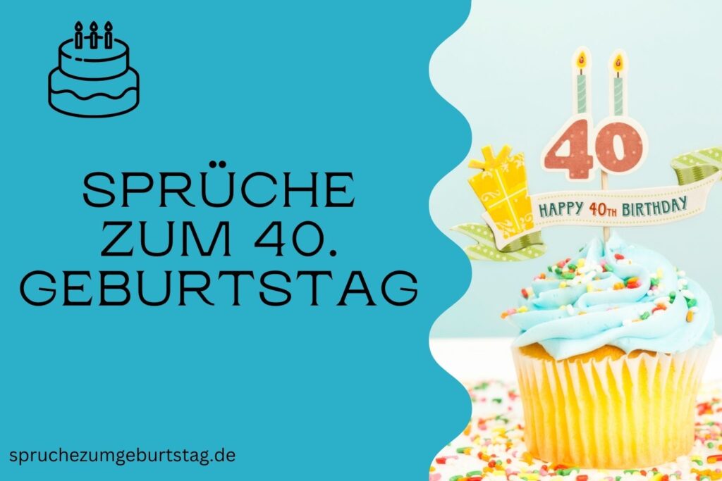 Sprüche zum 40. Geburtstag Inspiration und Ideen für jeden Anlass