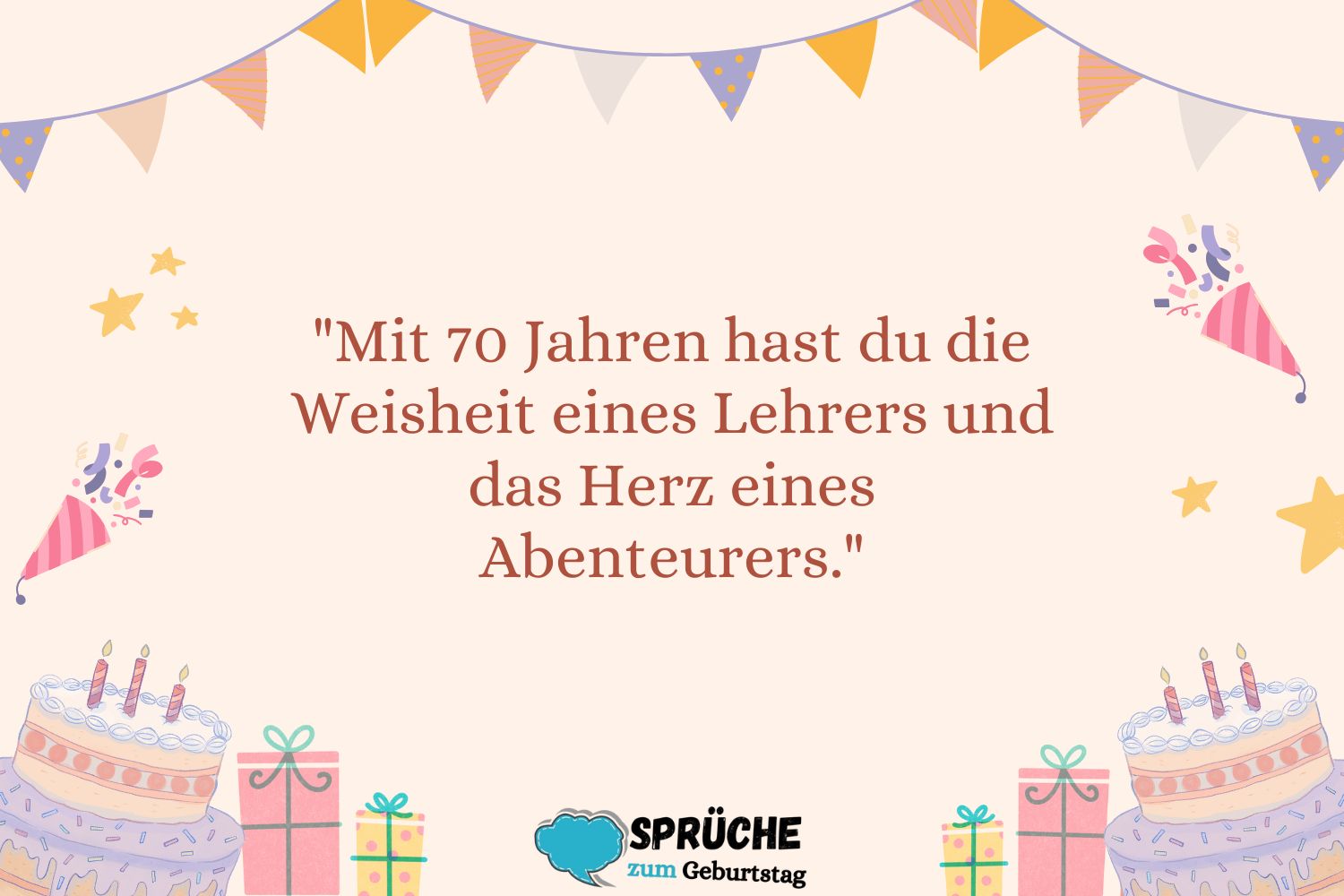 Sprüche Zum 70 Geburtstag Für Einen Mann