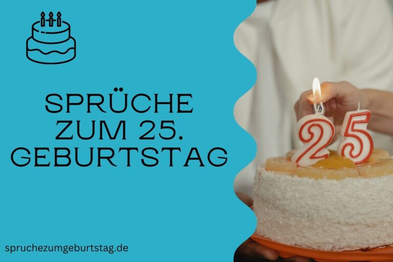 Sprche 25 Geburtstag Witzig