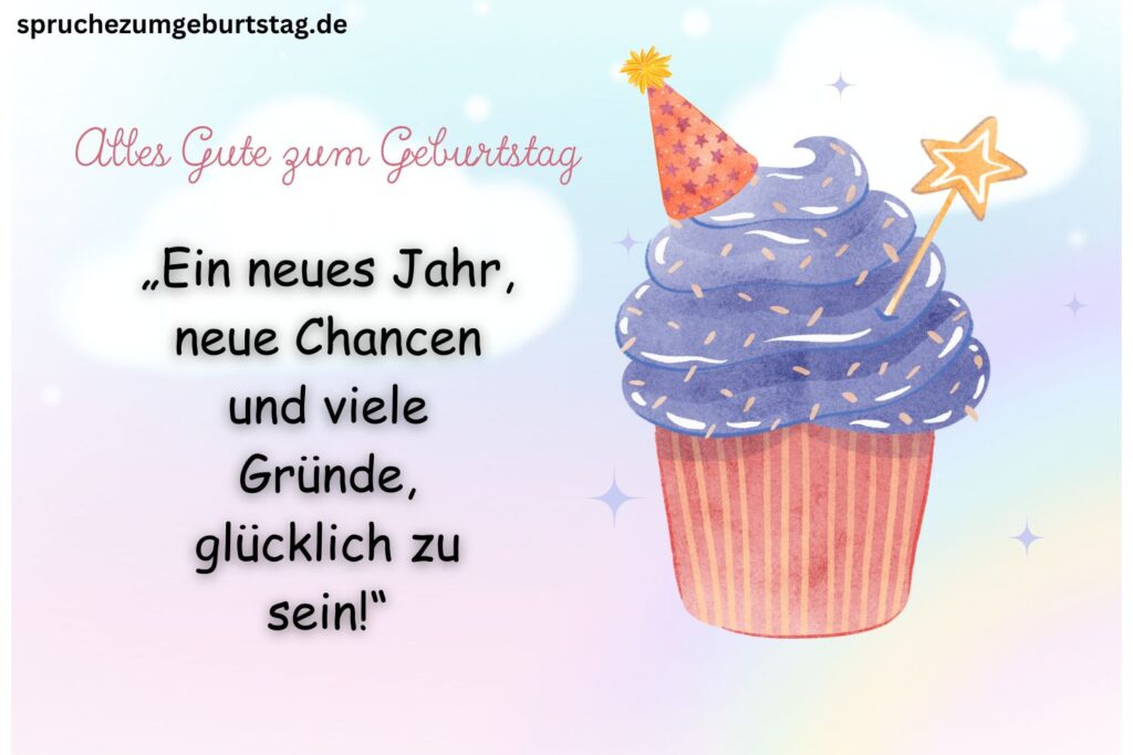 Persönliche Glückwünsche zum Geburtstag