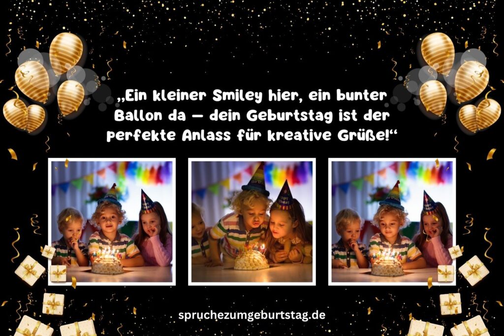  Sprüche zum Geburtstag mit Clipart