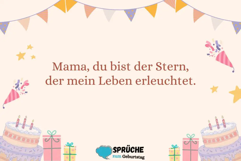 Geburtstagssprüche für Mama